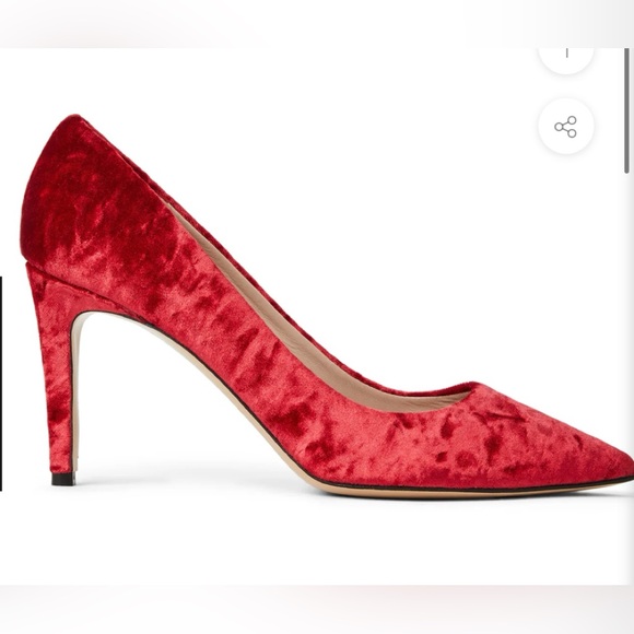 Brunomagli Thelma Red velvet pump - Picture 6 of 8